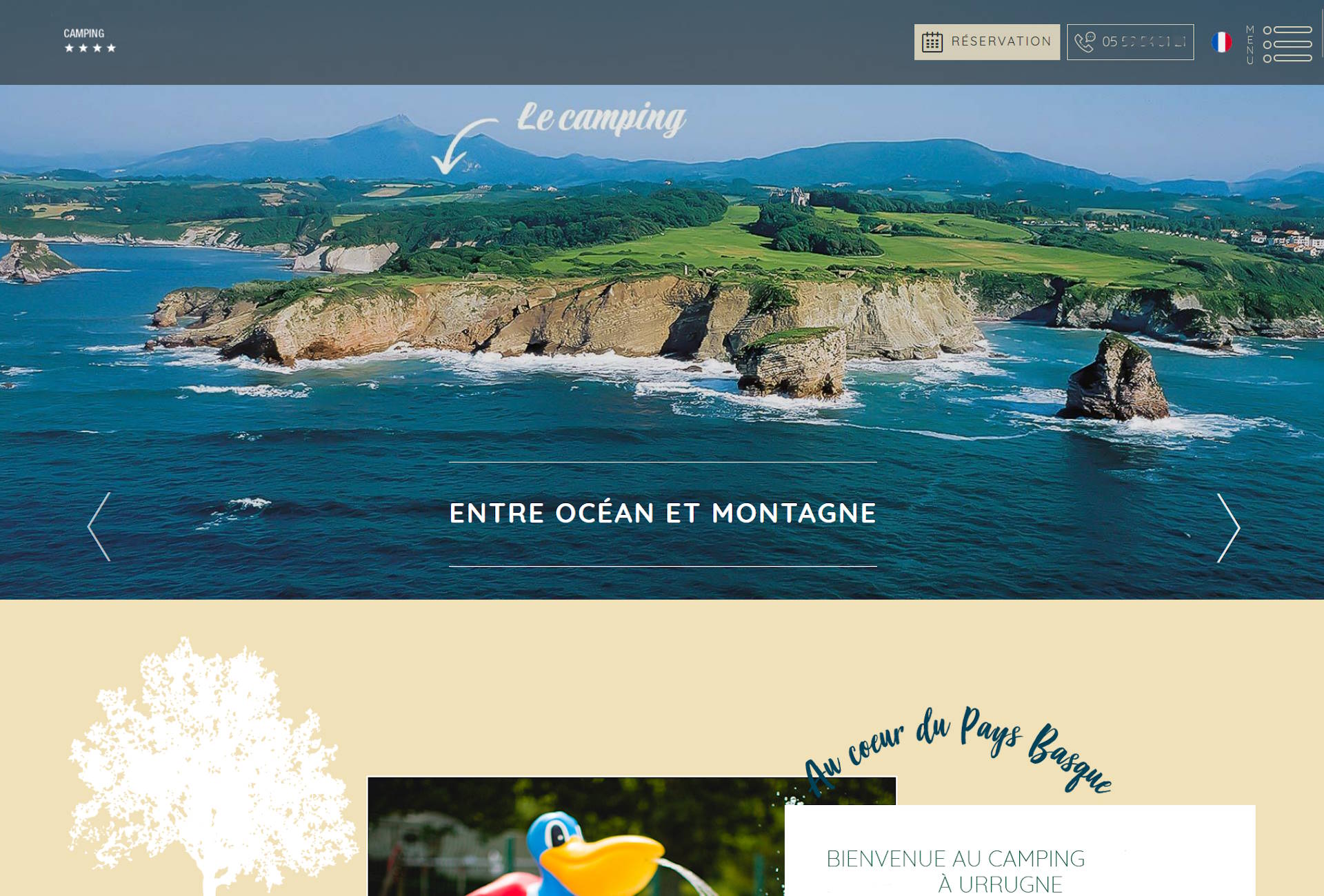 référencement camping pays-basque marque blanche