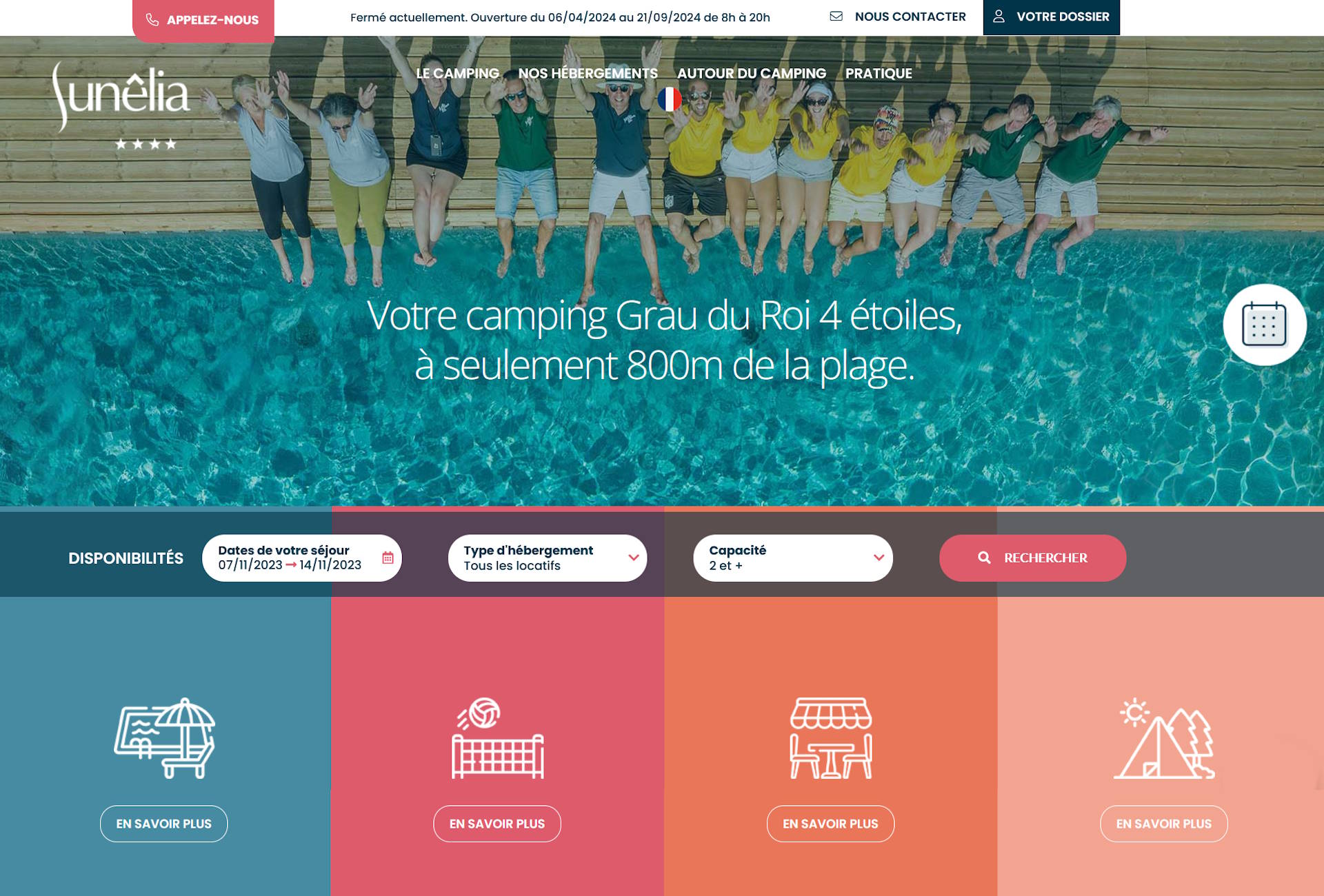 référencement en marque blanche camping gard