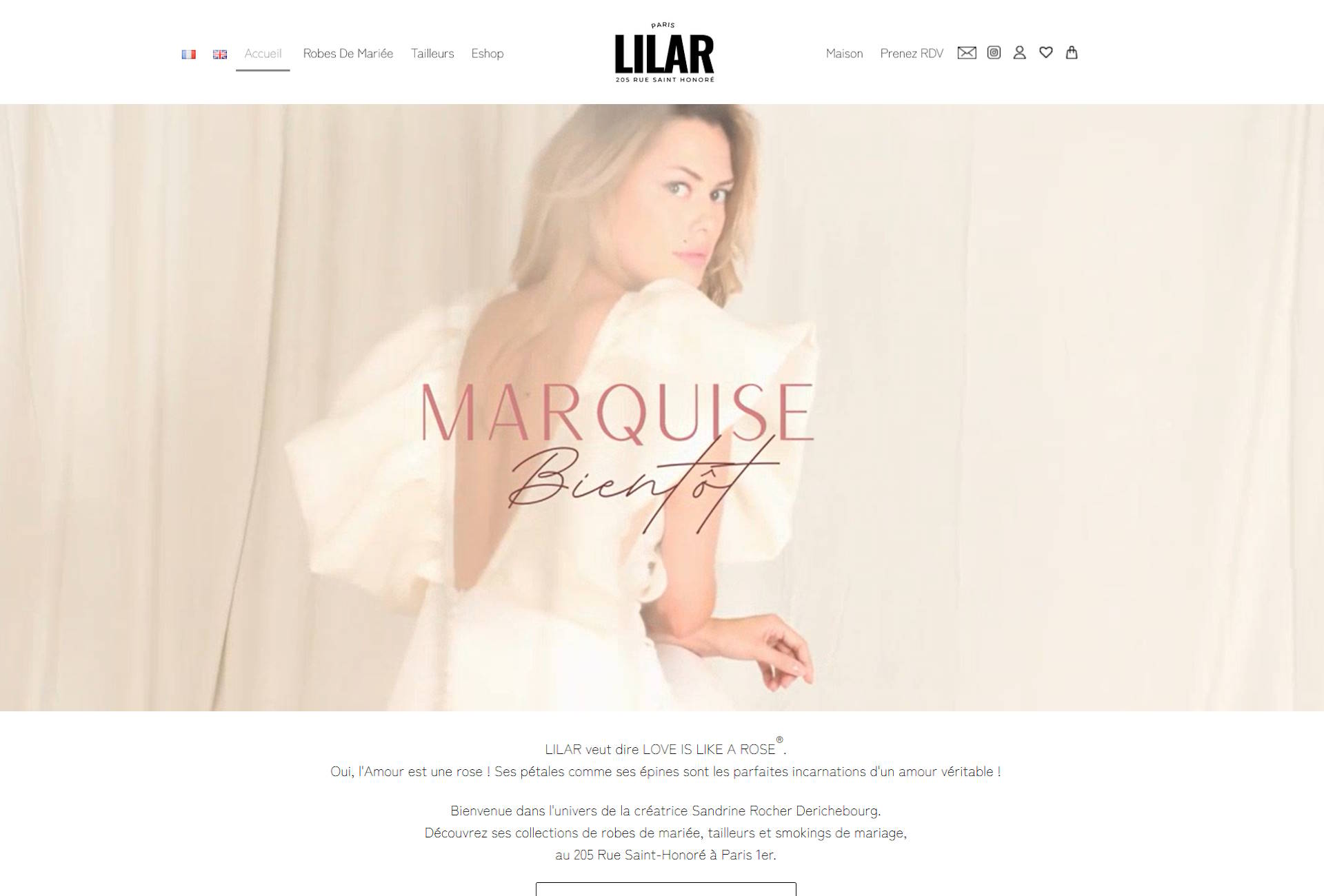 référencement site robes de mariees paris