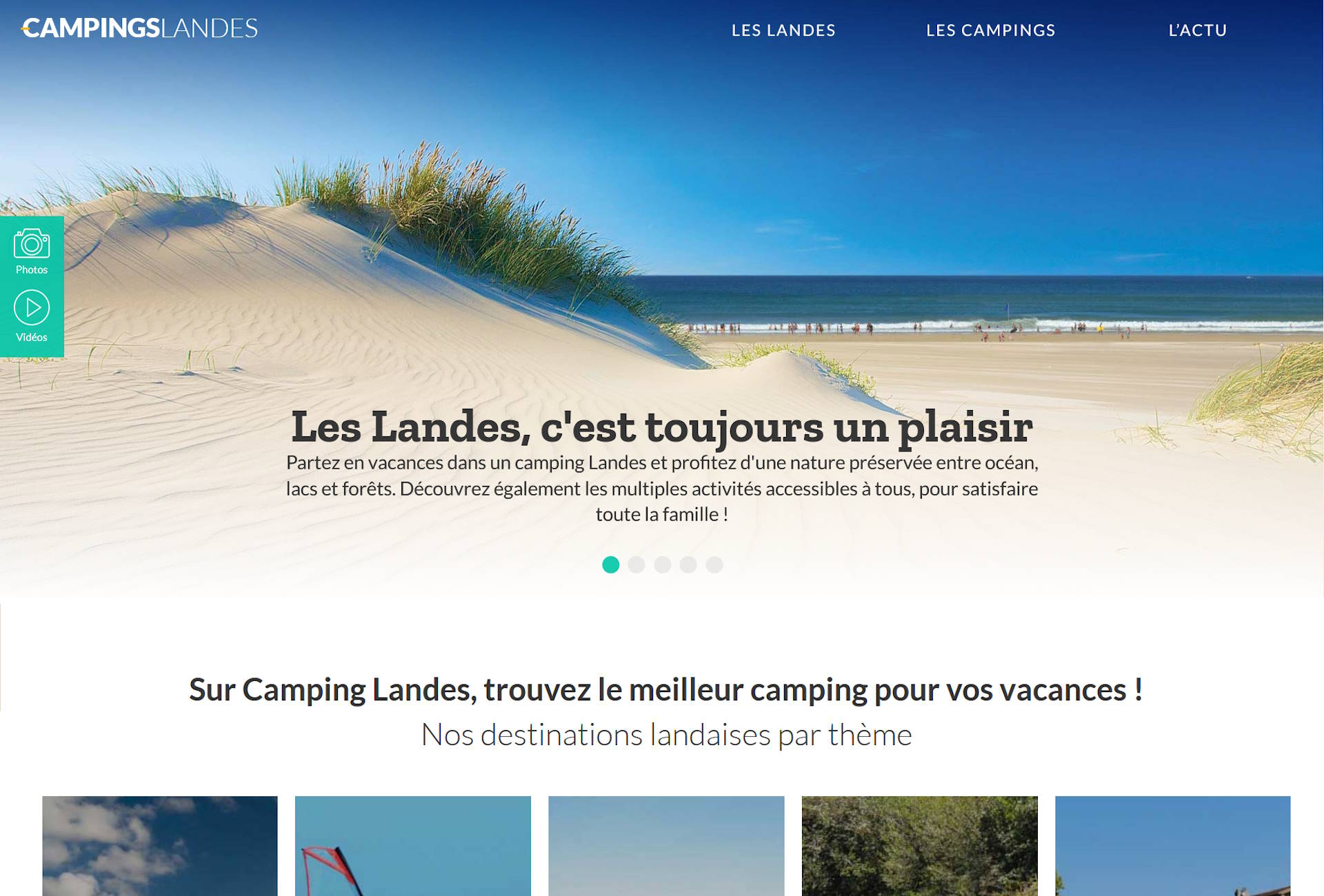 Référencement syndicat campings des landes