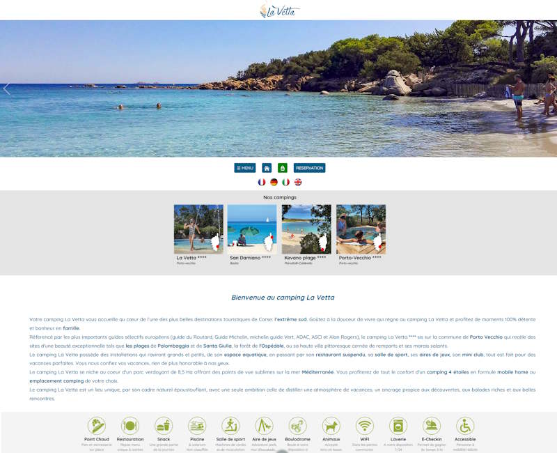 referencement camping corse porto vecchio | Camping la vetta